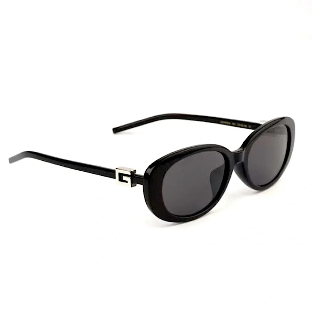 NEW Gucci Women Sunglasses Shiny Black  Oval AUTHENTIC GG1684SA 001 W/CASE $680